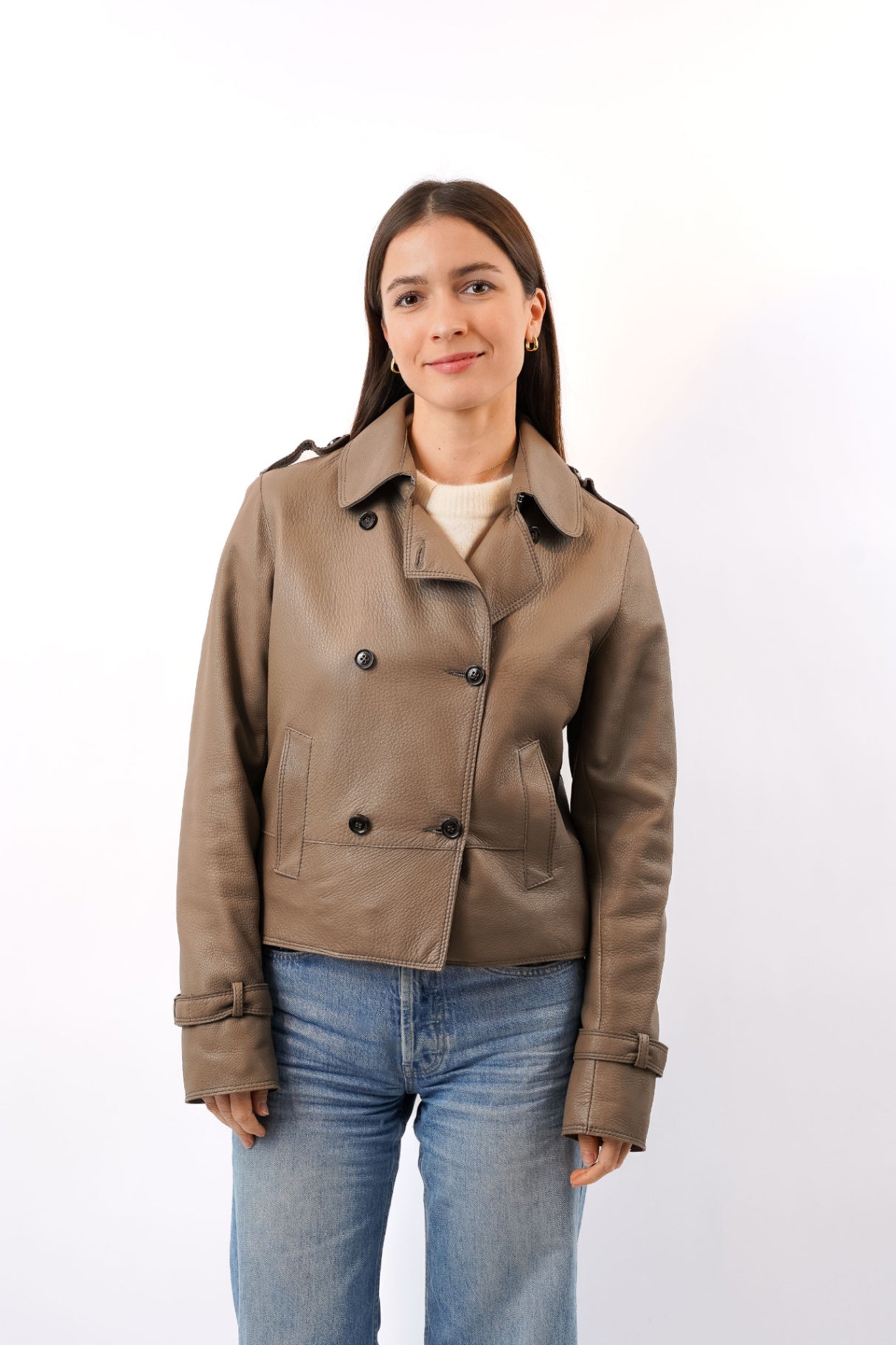 Lederjacke, Größe 36