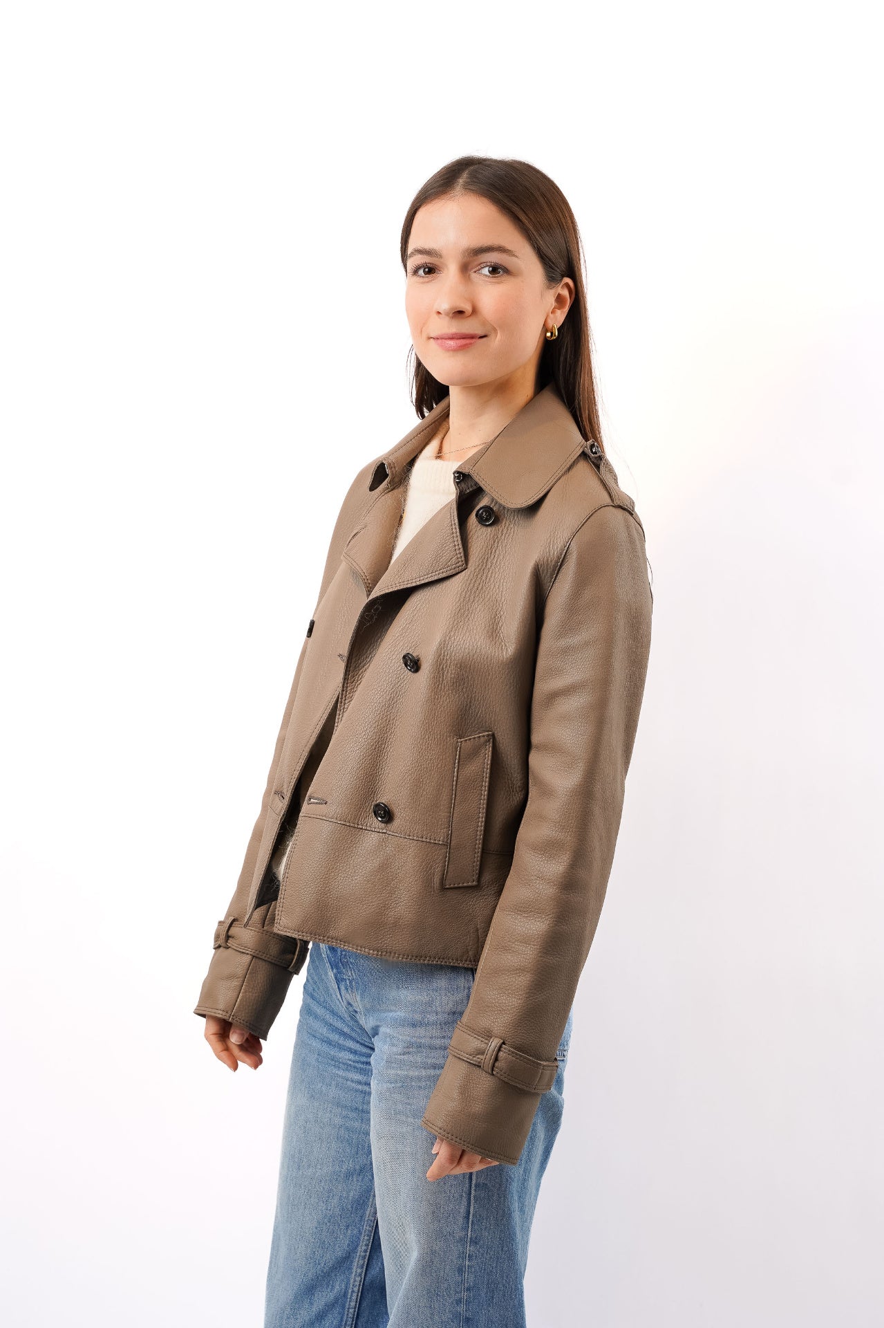 Lederjacke, Größe 36
