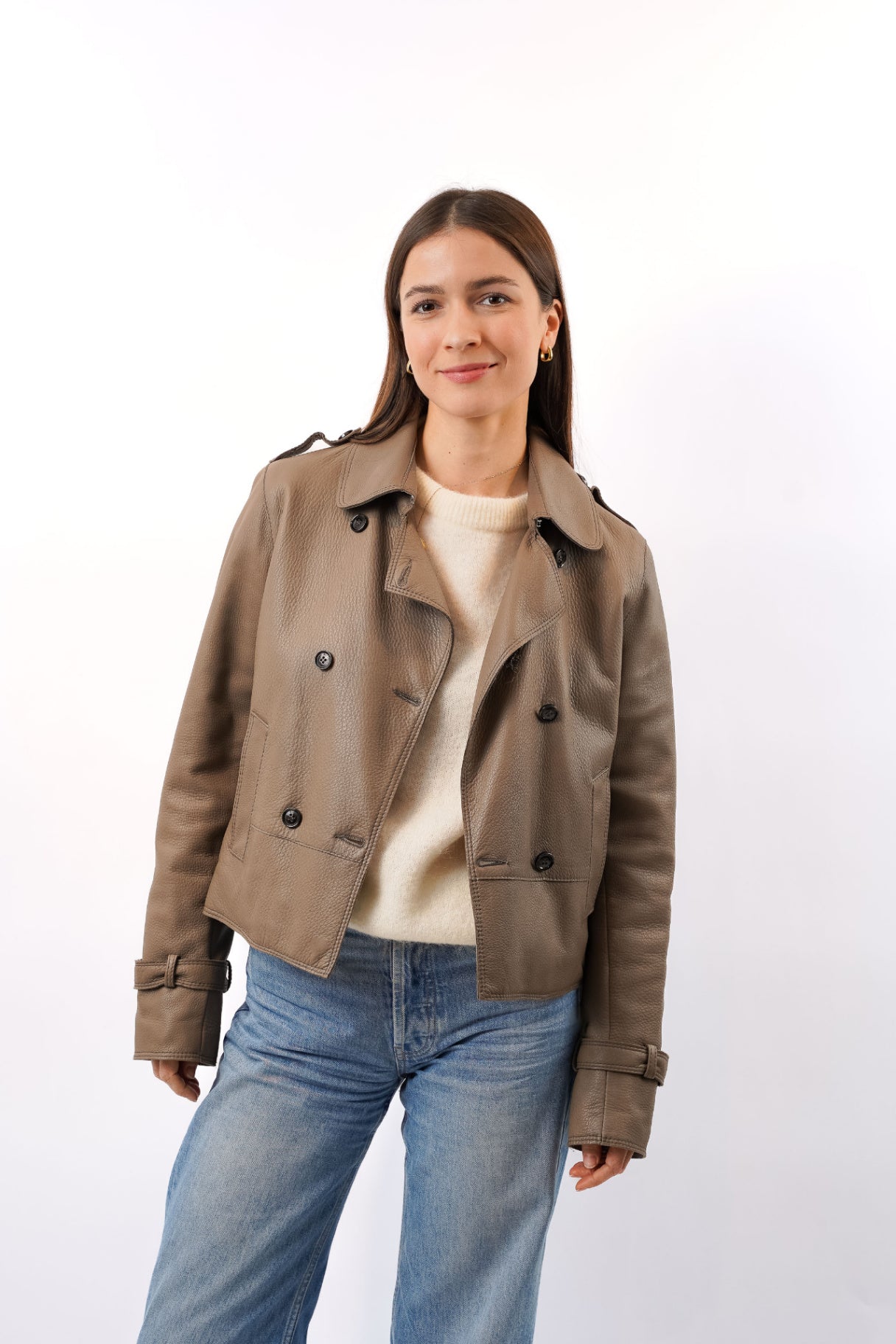 Lederjacke, Größe 36