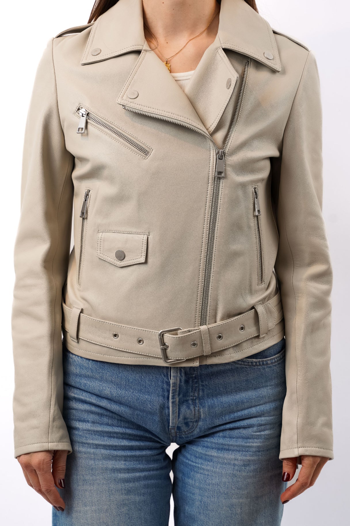 Lederjacke, Größe 36