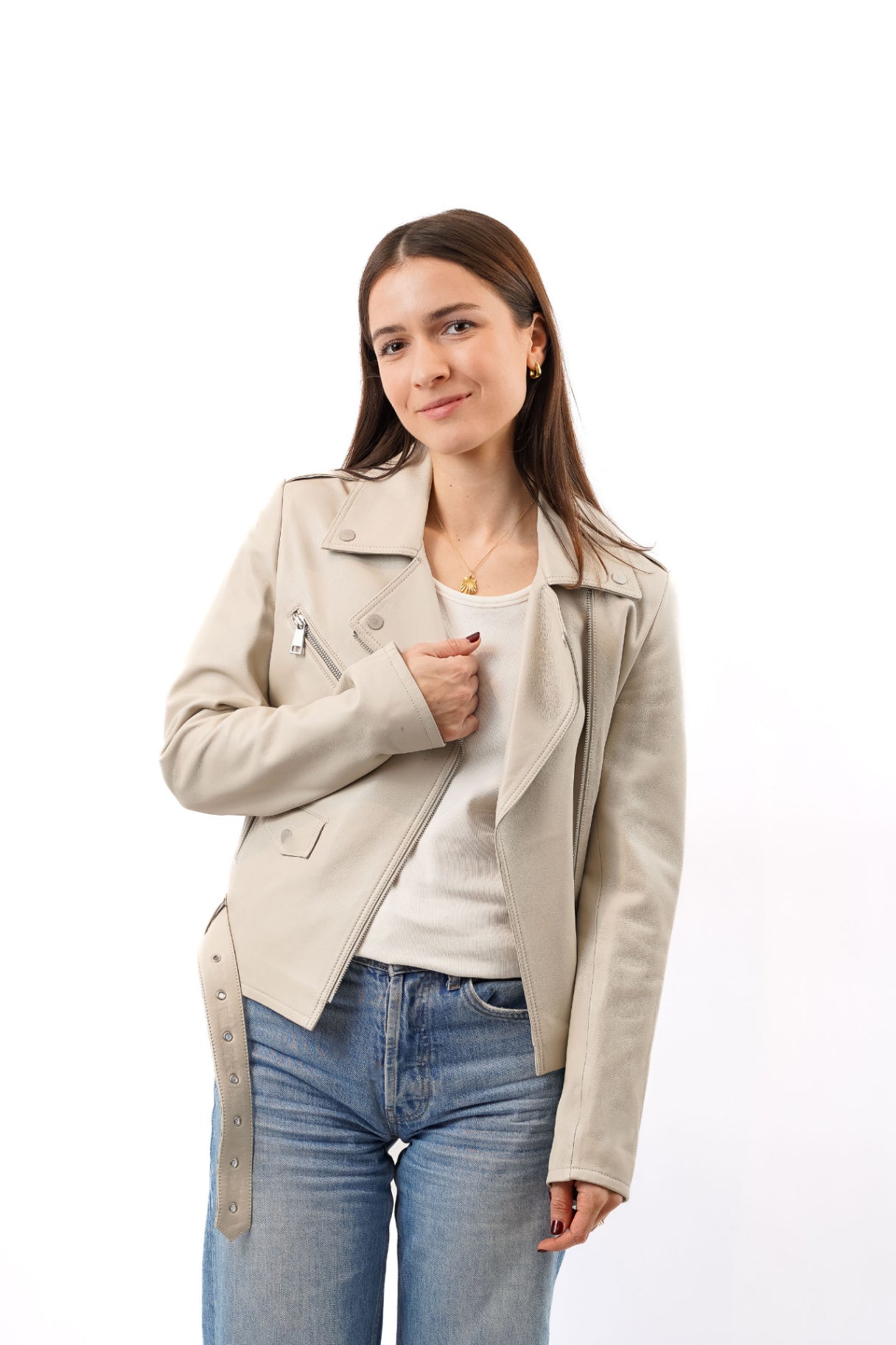 Lederjacke, Größe 36