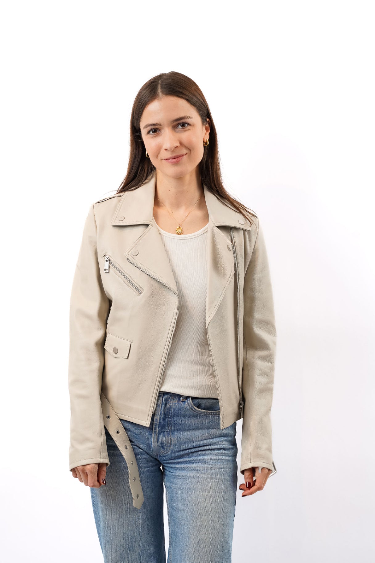 Lederjacke, Größe 36