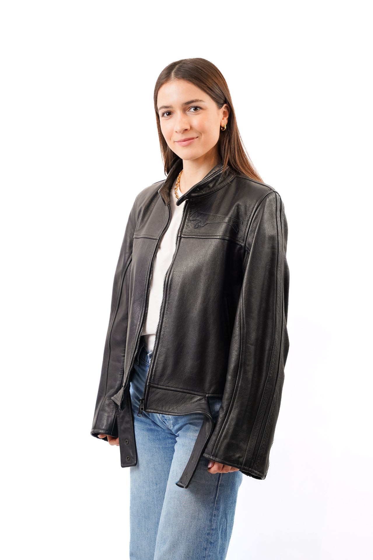 Lederjacke, Größe 36