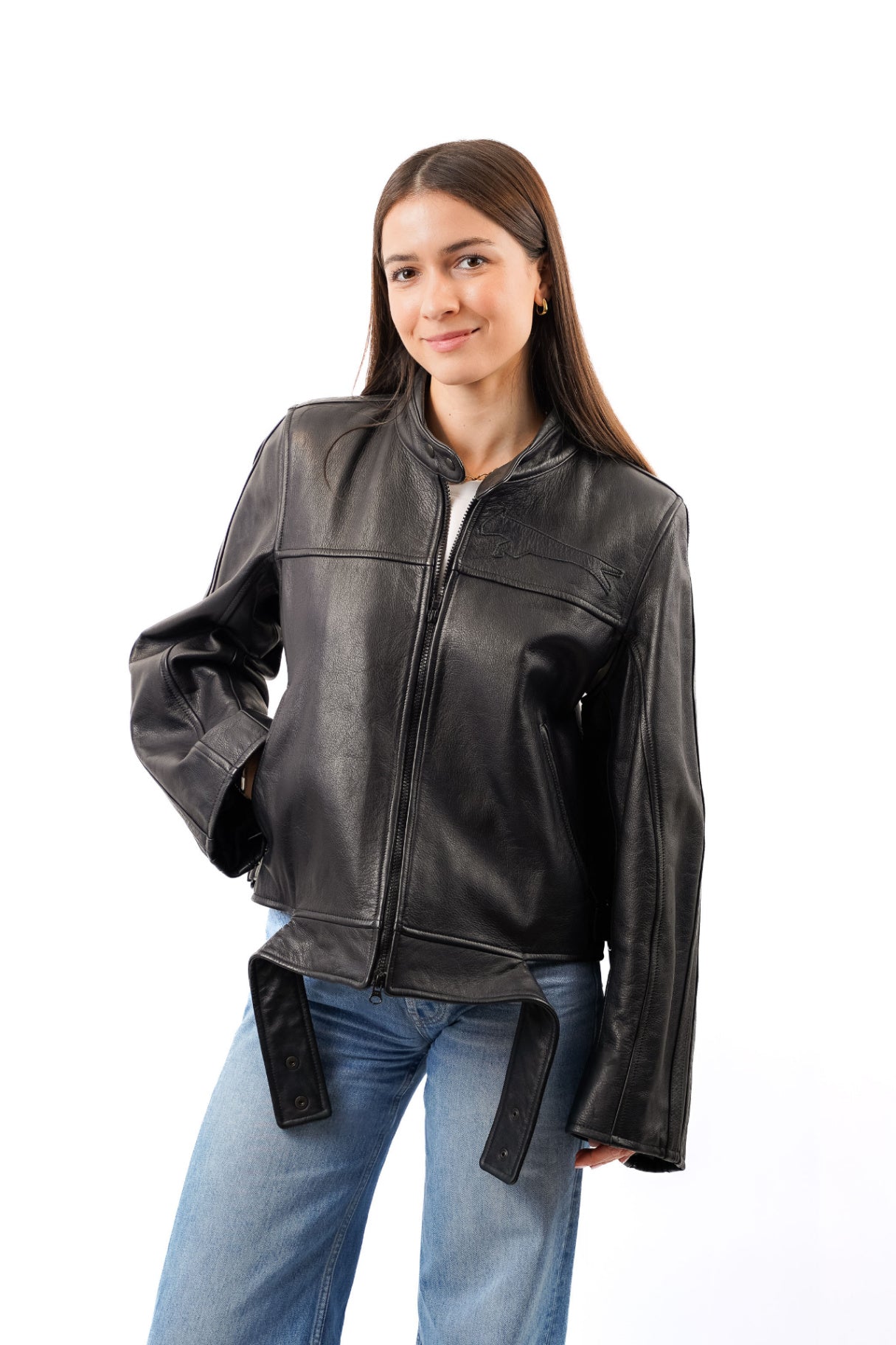 Lederjacke, Größe 36