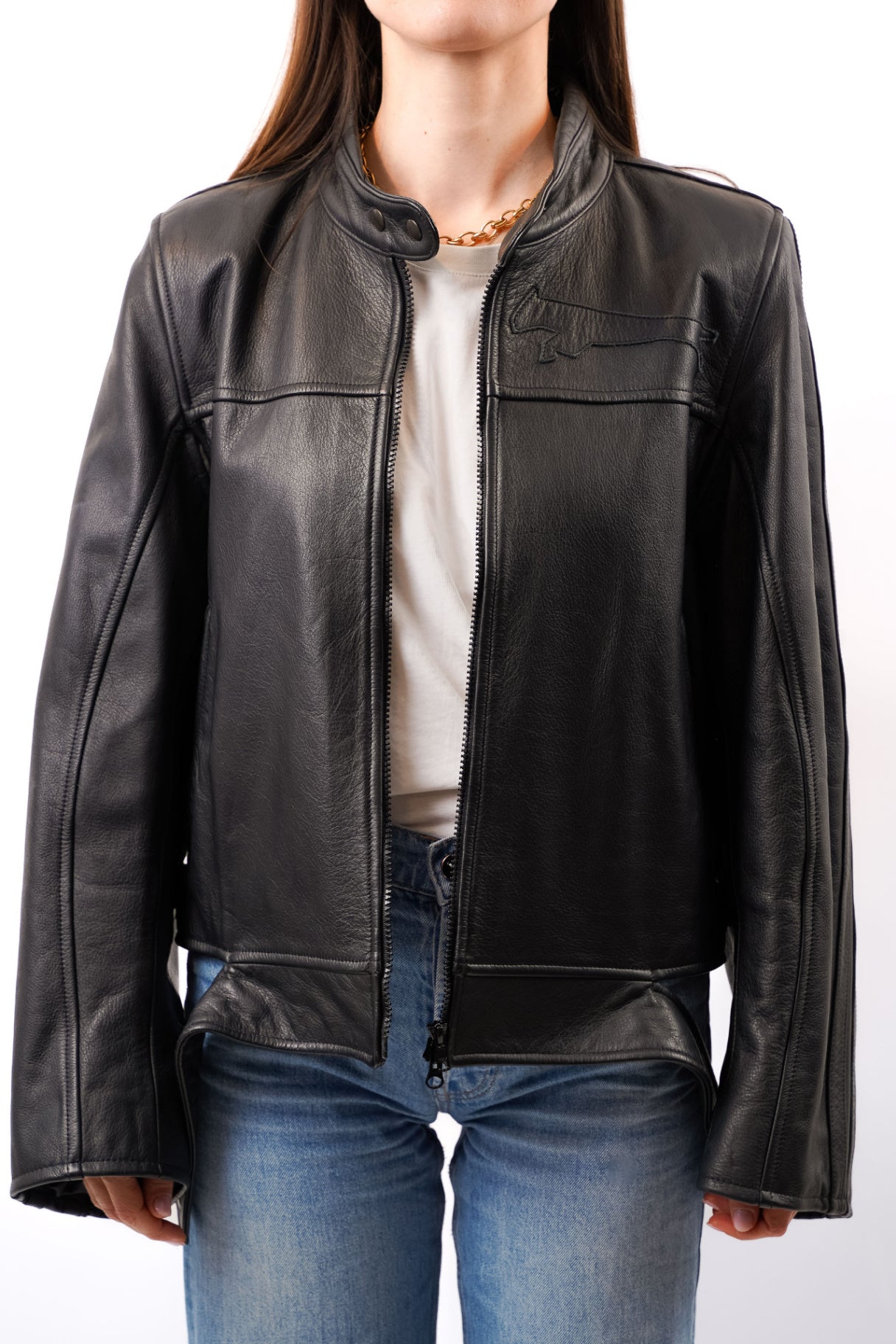 Lederjacke, Größe 36
