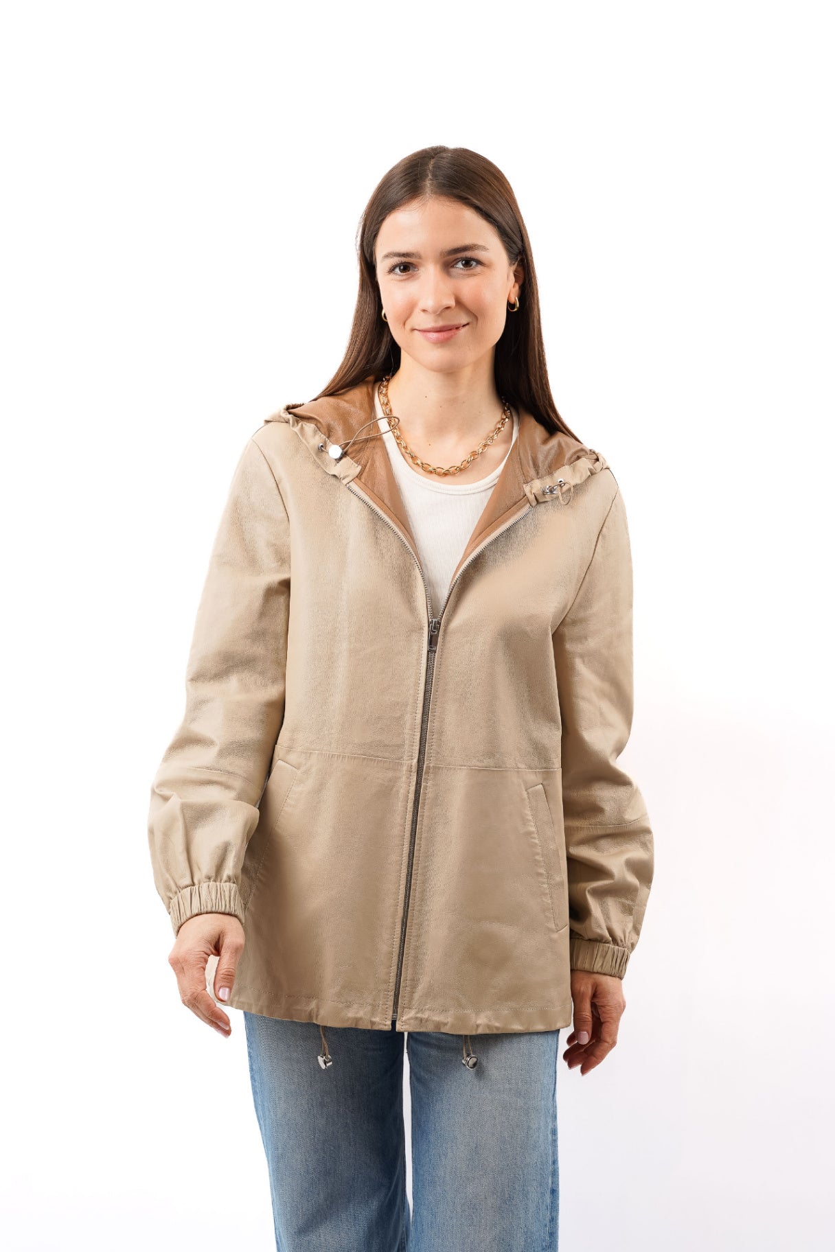 Lederjacke, Größe 40