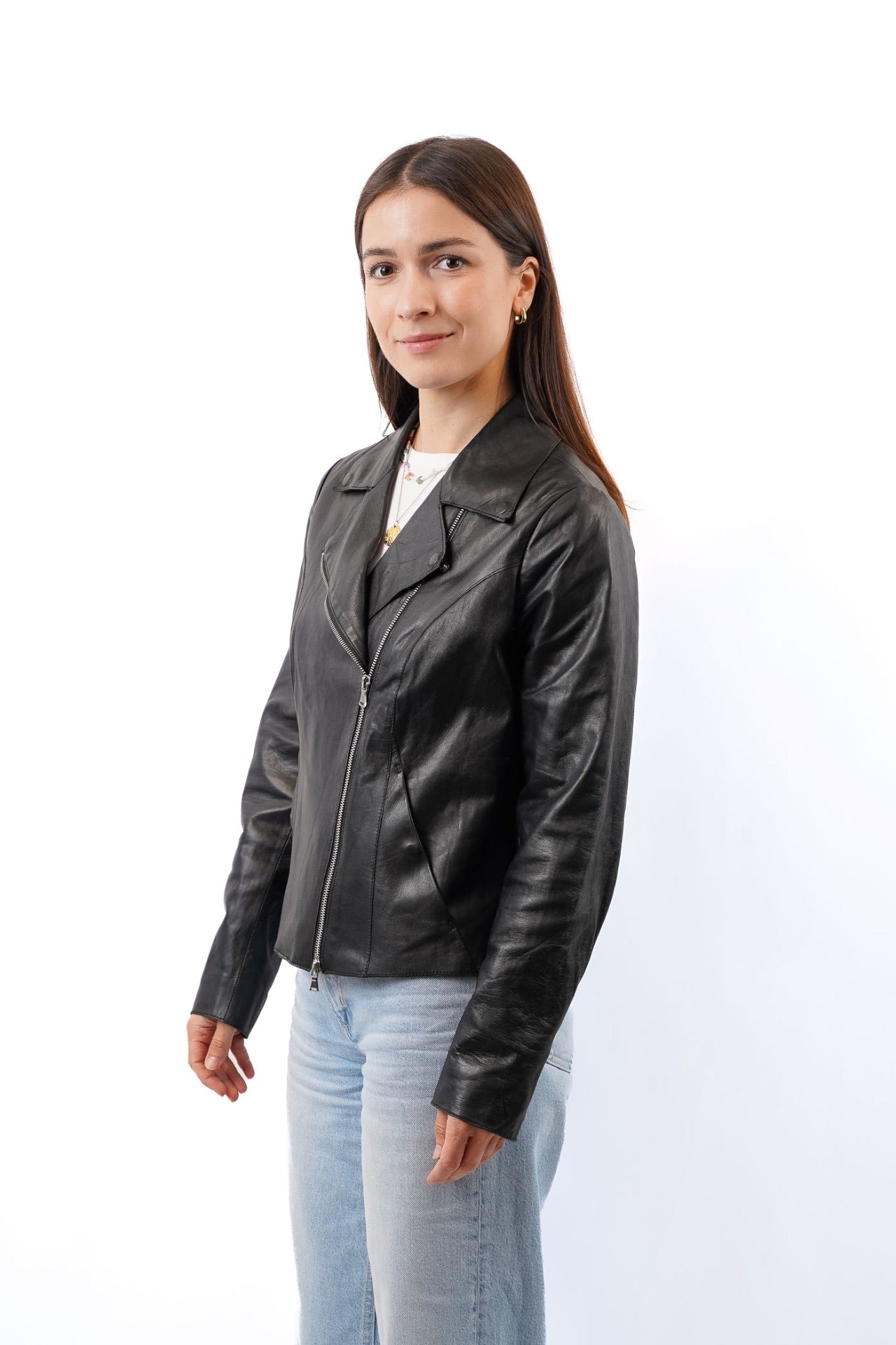 Lederjacke, Größe 36