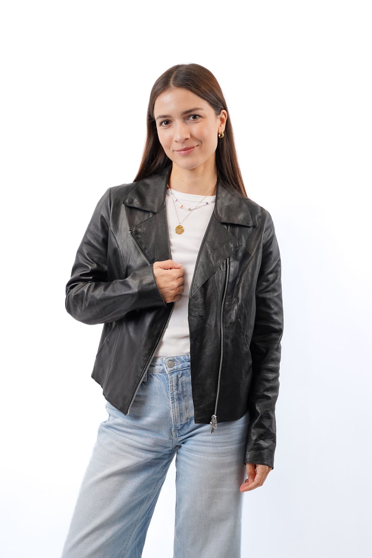 Lederjacke, Größe 36