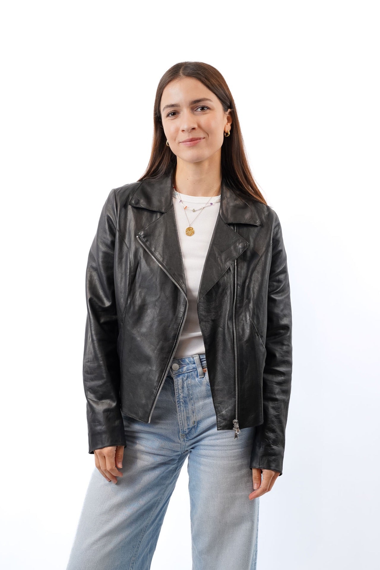 Lederjacke, Größe 36