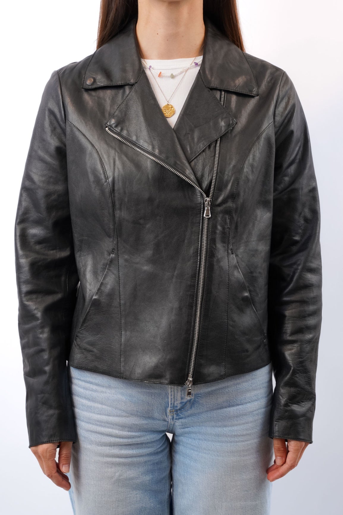 Lederjacke, Größe 36