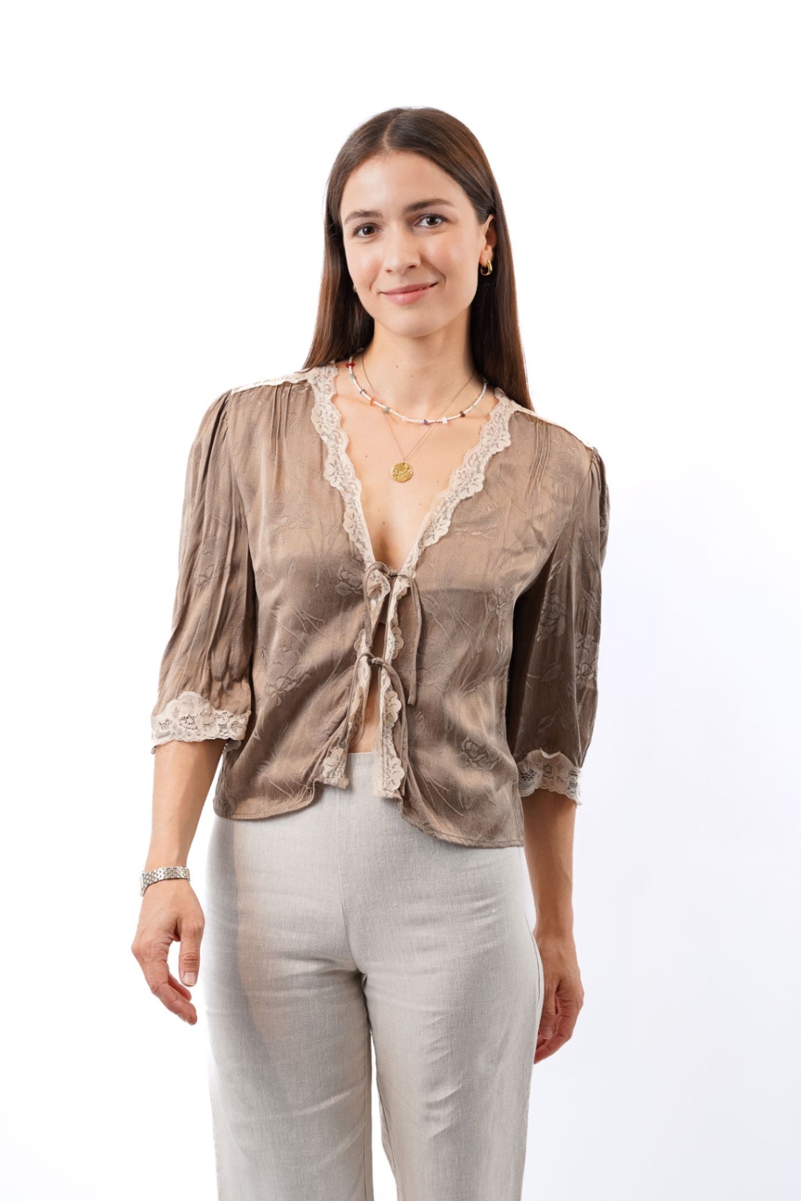 Seidenbluse, Größe 36