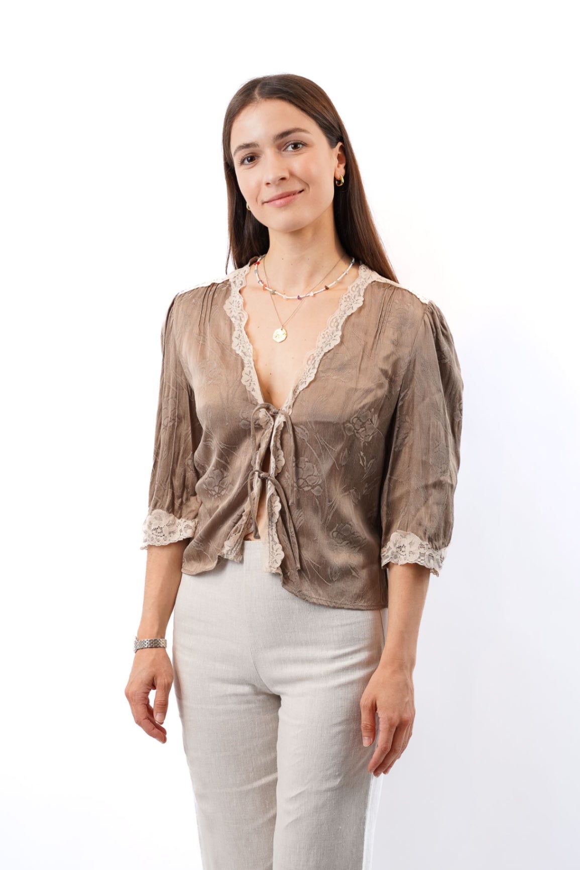Seidenbluse, Größe 36