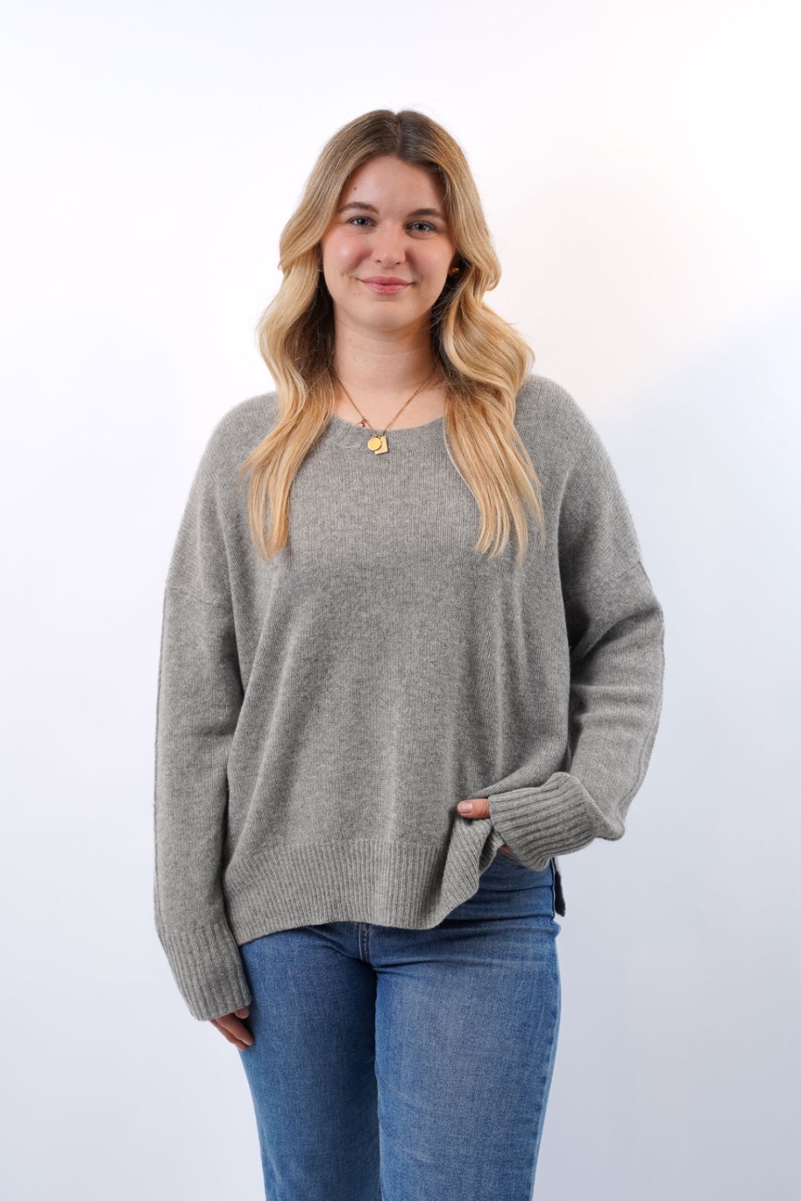 Kaschmirpullover, Größe 40