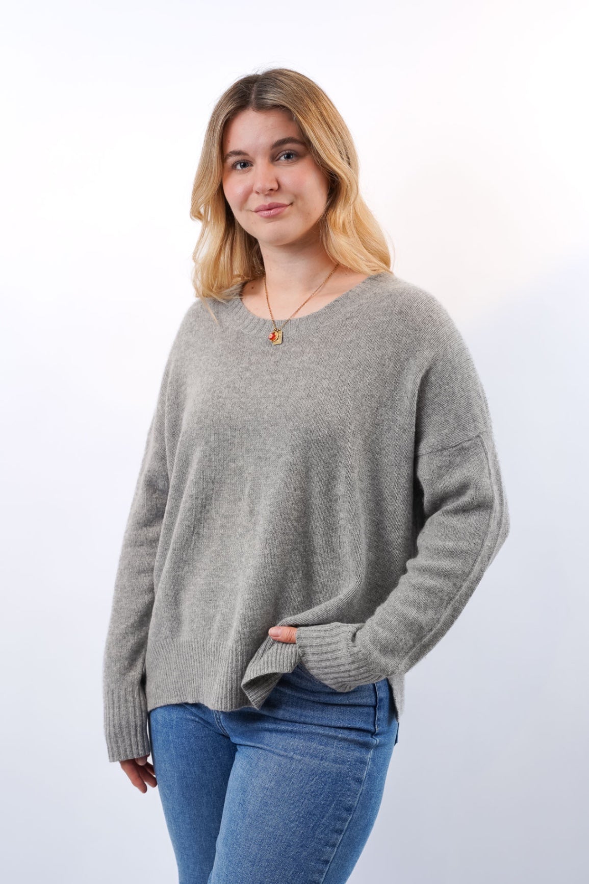 Kaschmirpullover, Größe 40