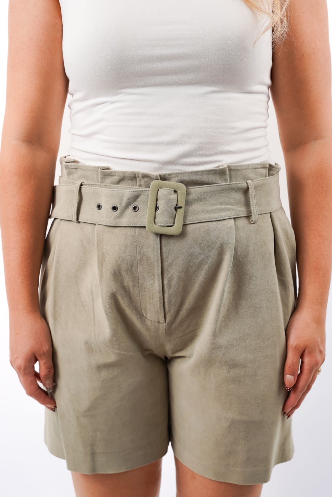 Wildledershorts, Größe 40