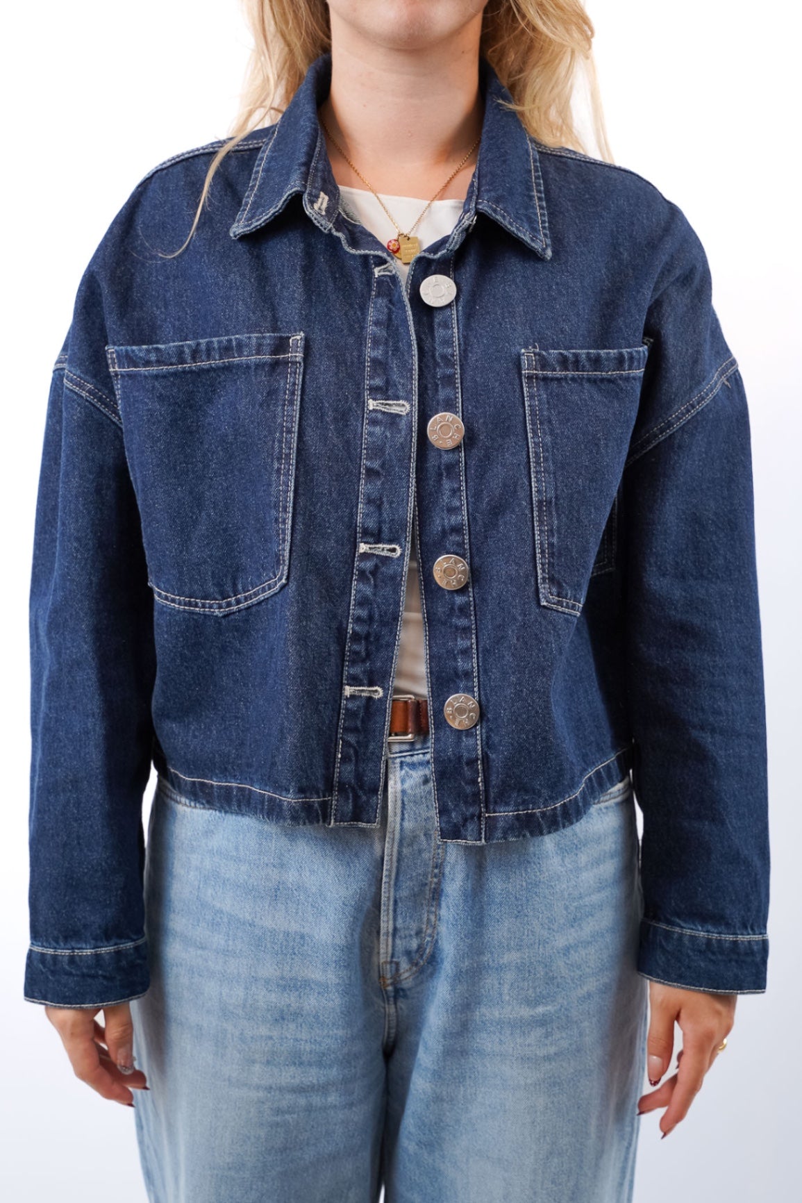 Jeansjacke, Größe 38
