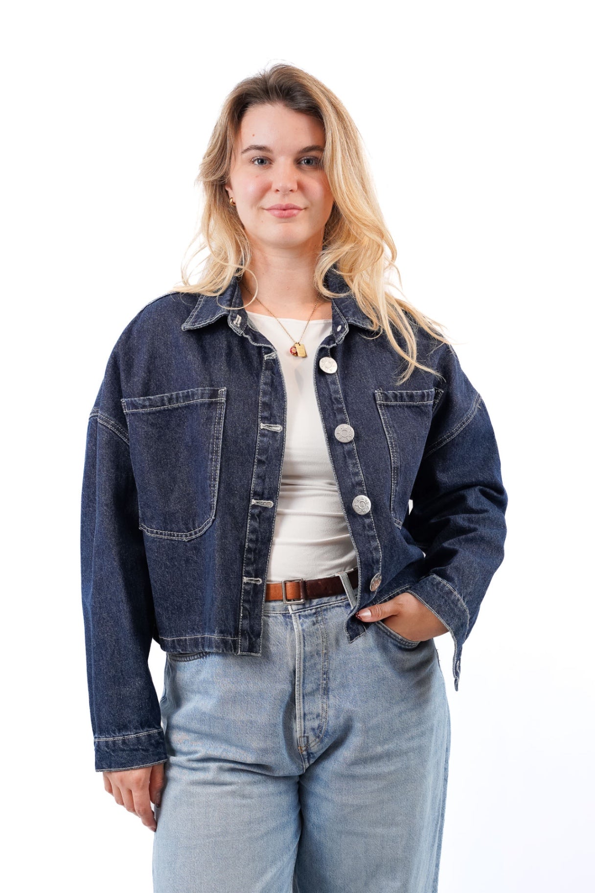 Jeansjacke, Größe 38