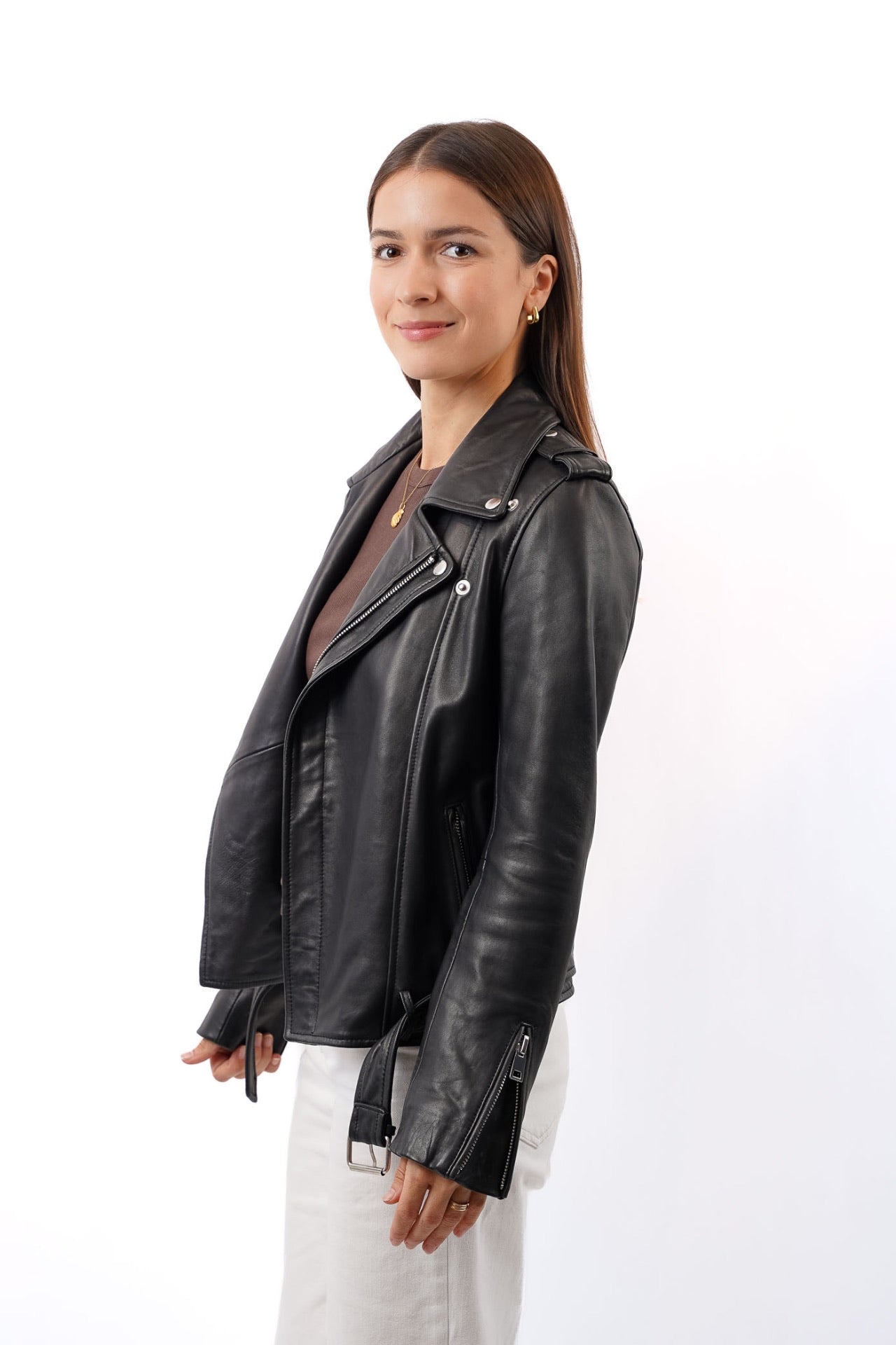 Lederjacke, Größe 36