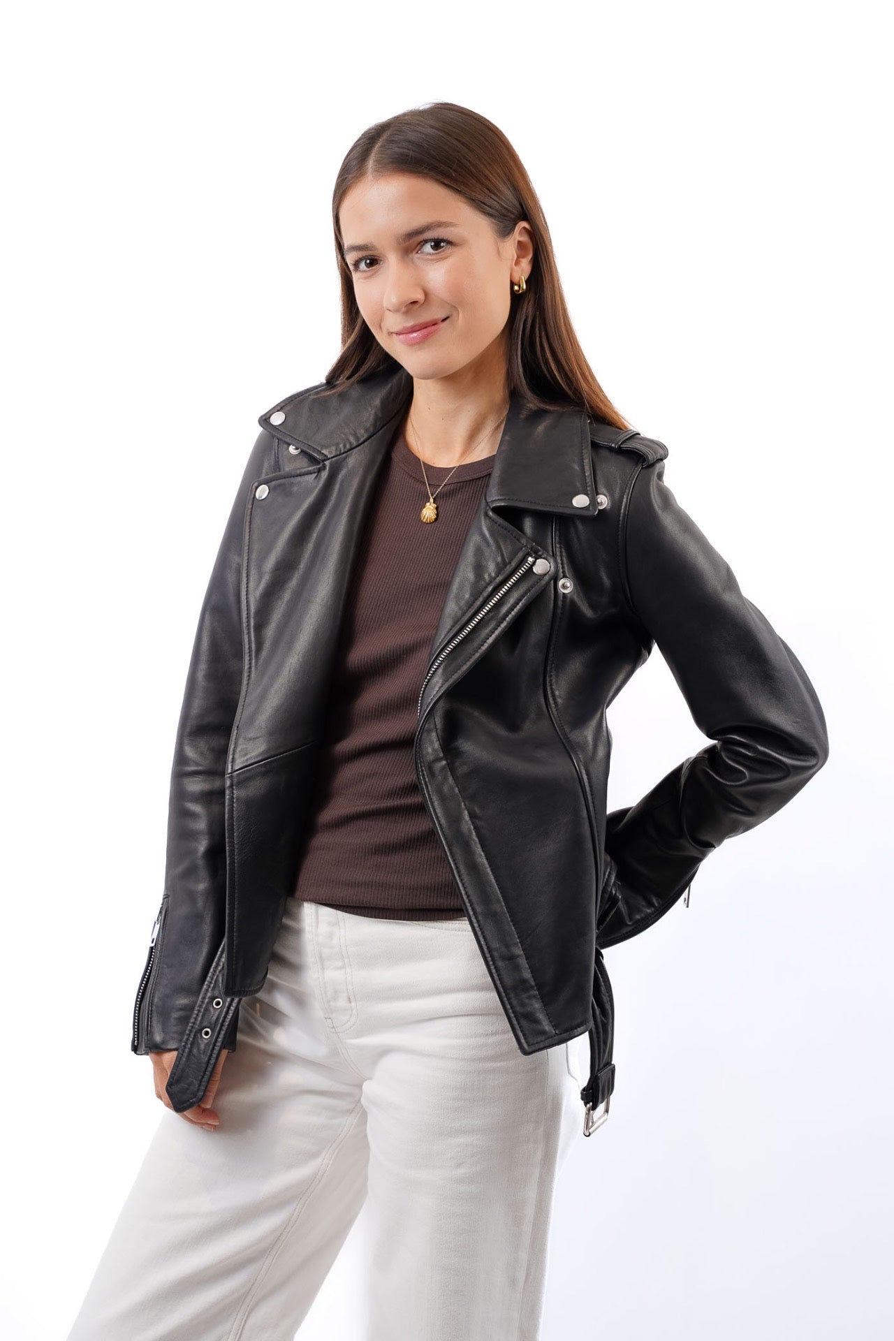 Lederjacke, Größe 36
