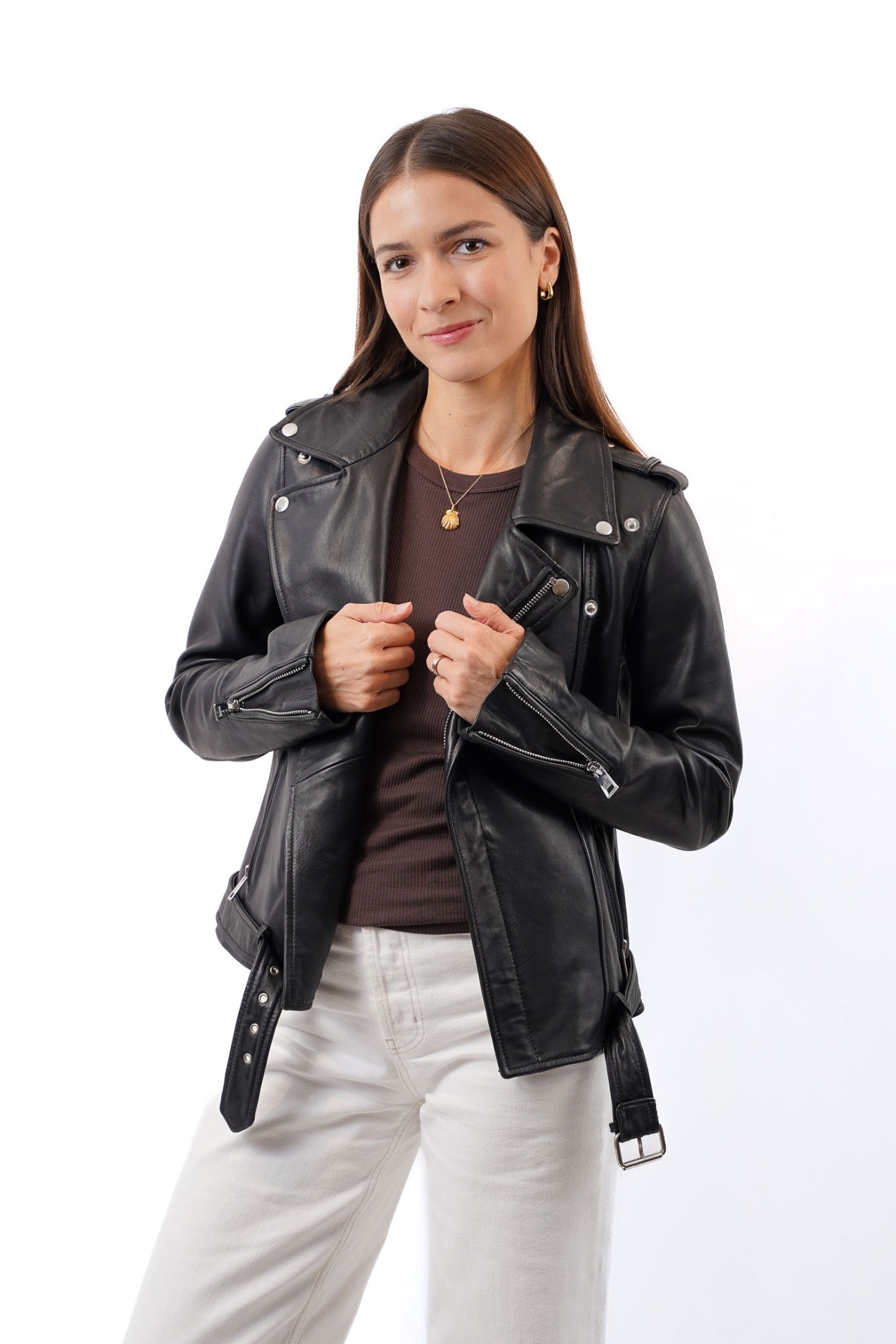 Lederjacke, Größe 36