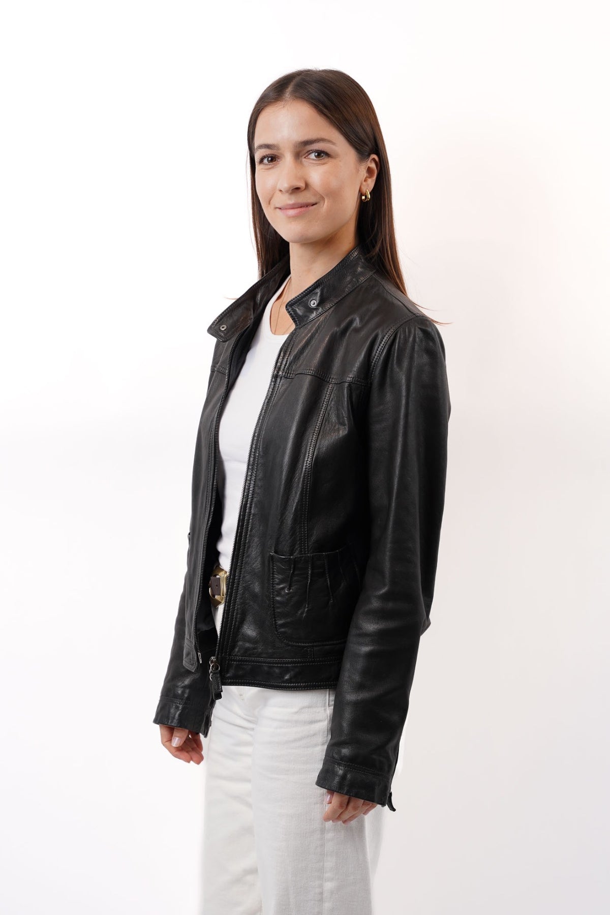 Lederjacke, Größe 36
