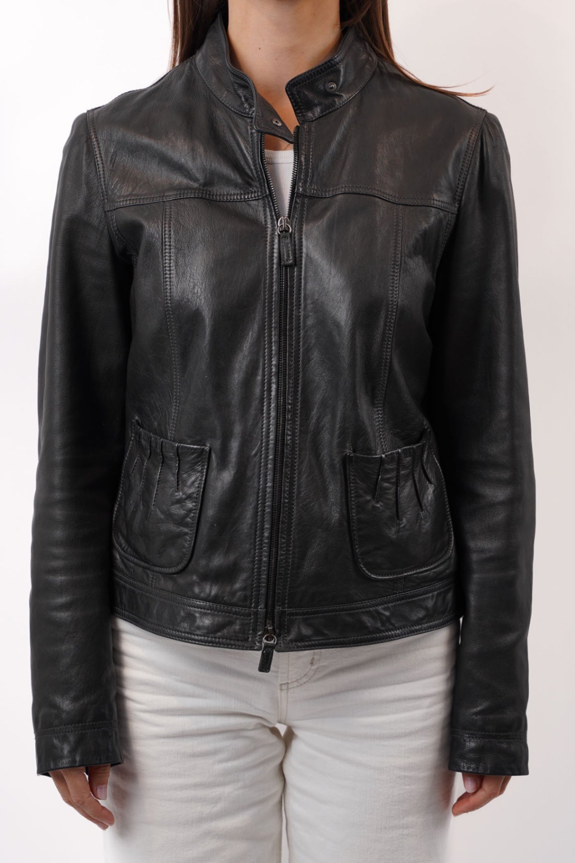 Lederjacke, Größe 36