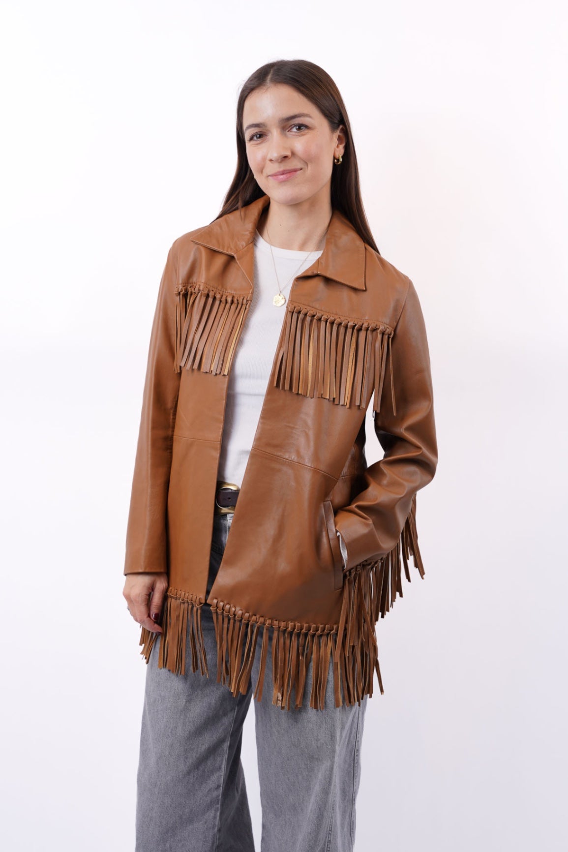 Lederjacke, Größe 36