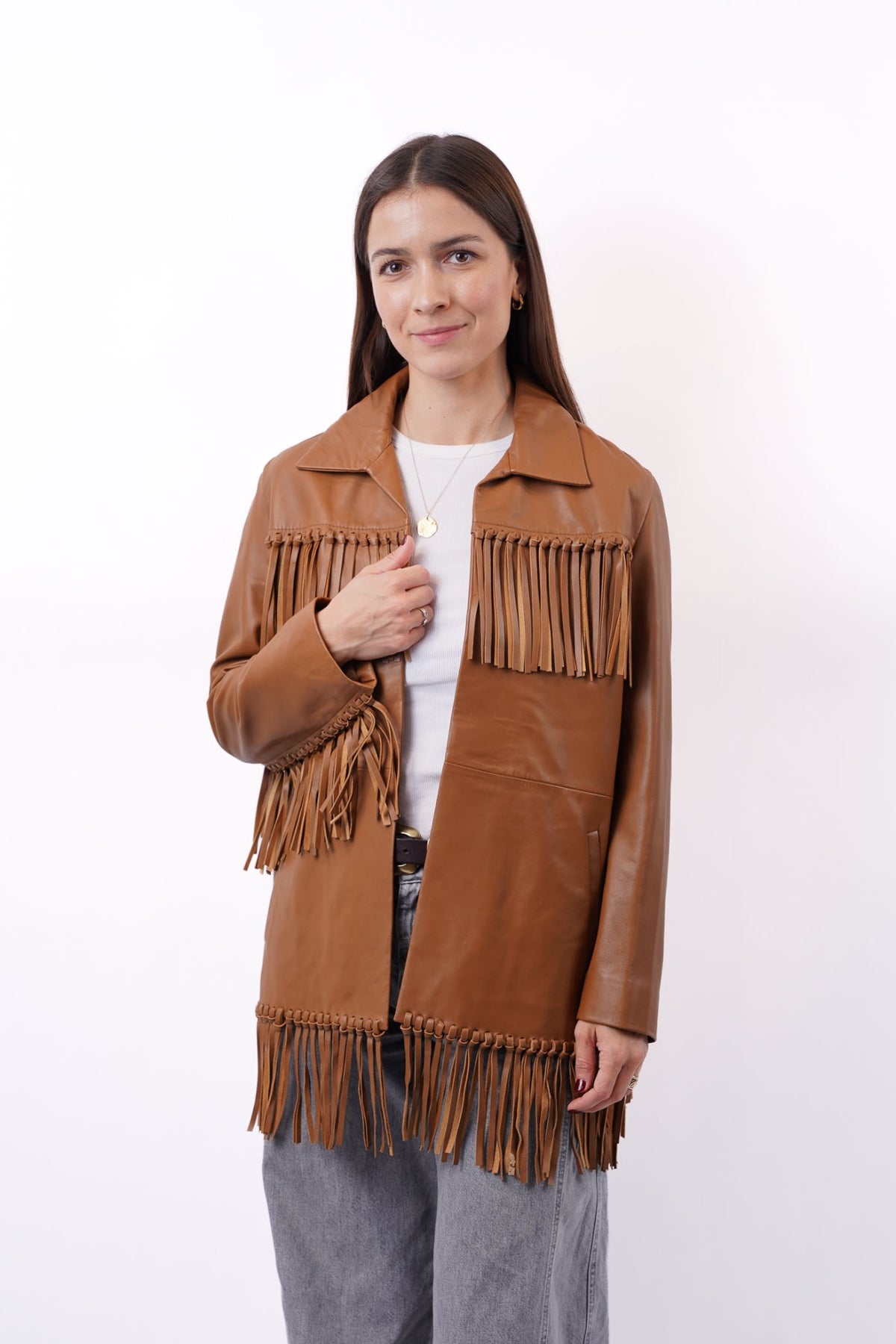 Lederjacke, Größe 36