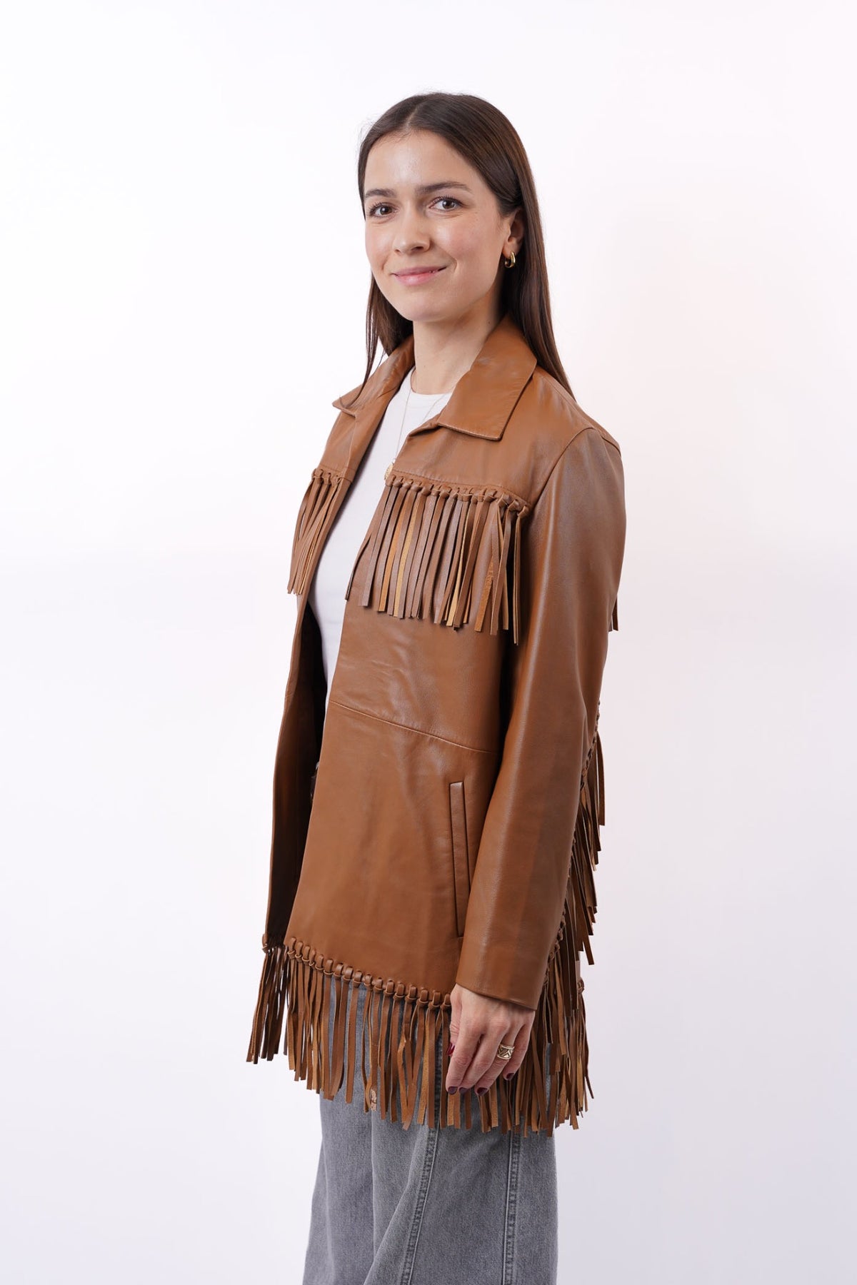 Lederjacke, Größe 36